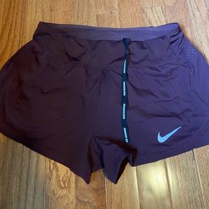 nike athletic shorts- burgundy
